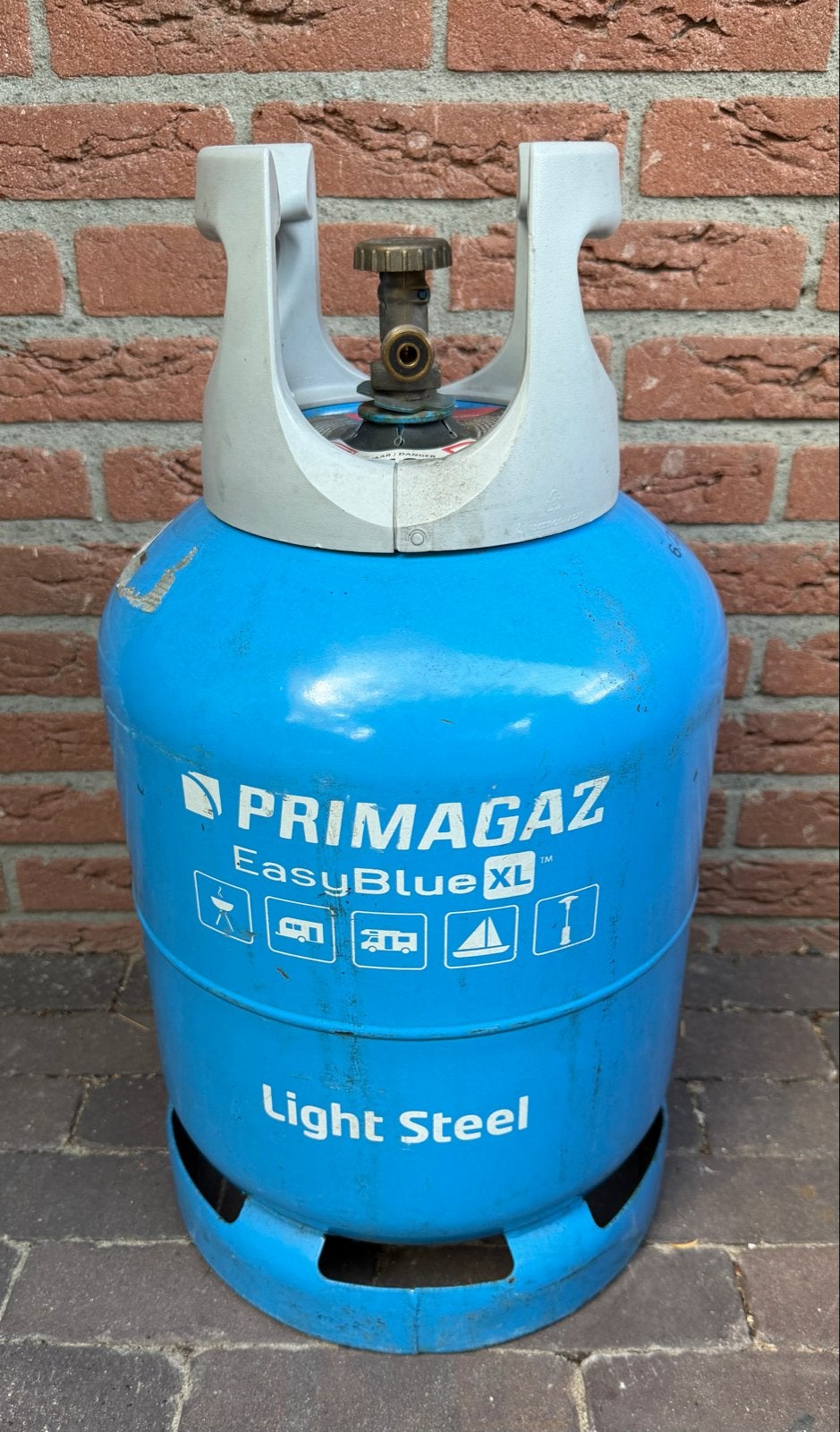 Primagaz EasyBlue XL gasfles (9,5 kg ) 70% vol, Ophalen, Gebruikt