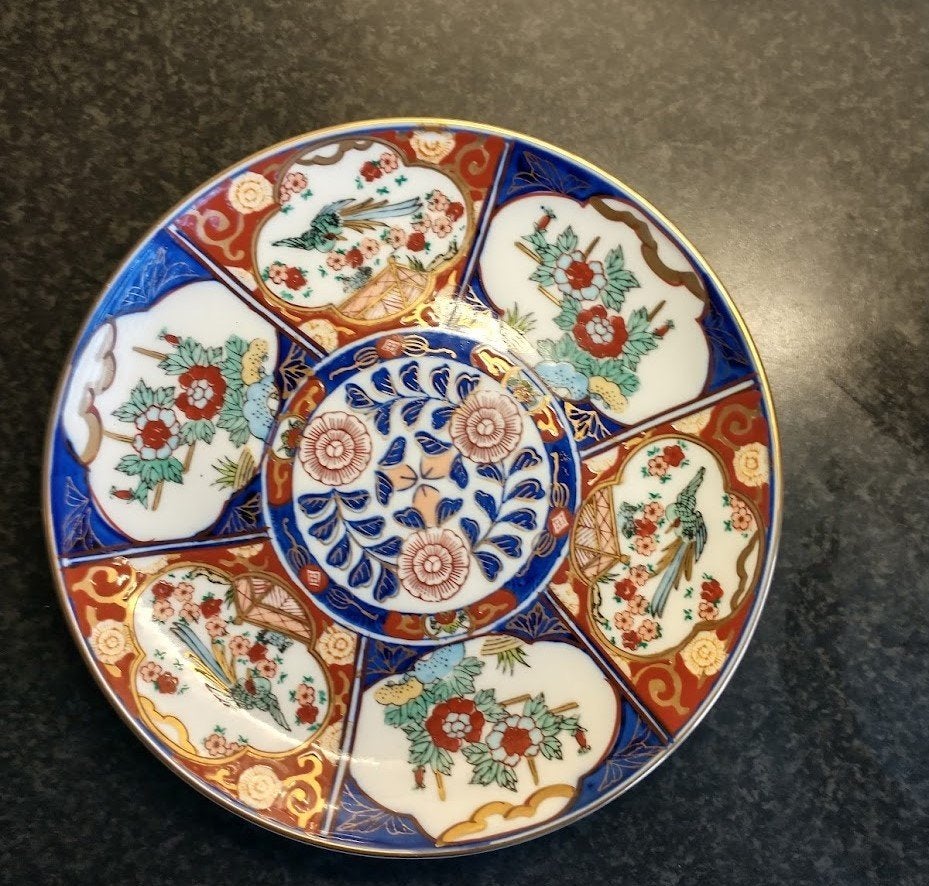Prachtig Imari sierbord , het bord geheel gaaf en supermooi., Ophalen of Verzenden