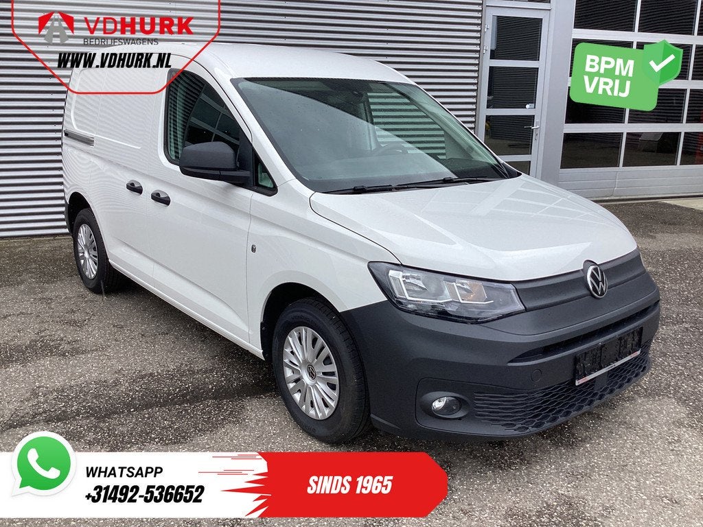 Volkswagen Caddy Cargo 2.0 TDI 100 pk Omvormer/ Sortimo/ Cru, Auto's, Bestelauto's, Bedrijf, Te koop, ABS, Airbags, Airconditioning