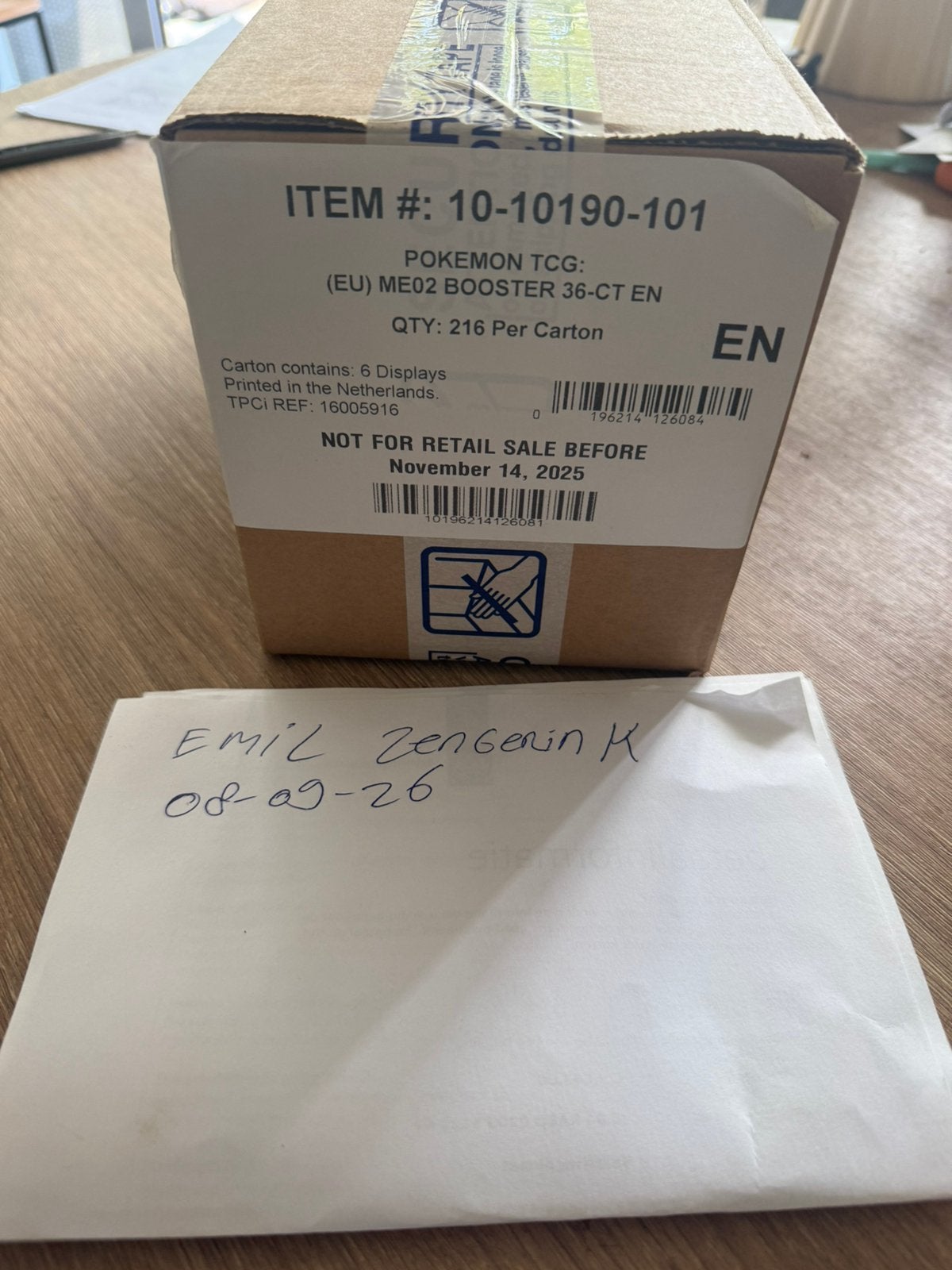 Phantasmal Flames Booster Box Case Pokemon, Ophalen of Verzenden, Zo goed als nieuw, Boosterbox