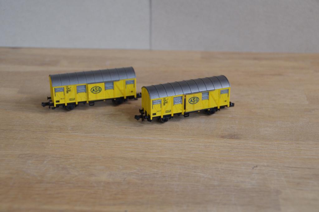 Gesloten goederen wagons, Gebruikt, Gelijkstroom, Fleischmann, Wagon