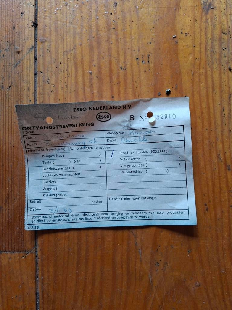 Historisch Esso Kruideniersvat 200L - Uniek Verzamelobject, Verzamelen, Ophalen of Verzenden, Gebruikt, Gebruiksvoorwerp