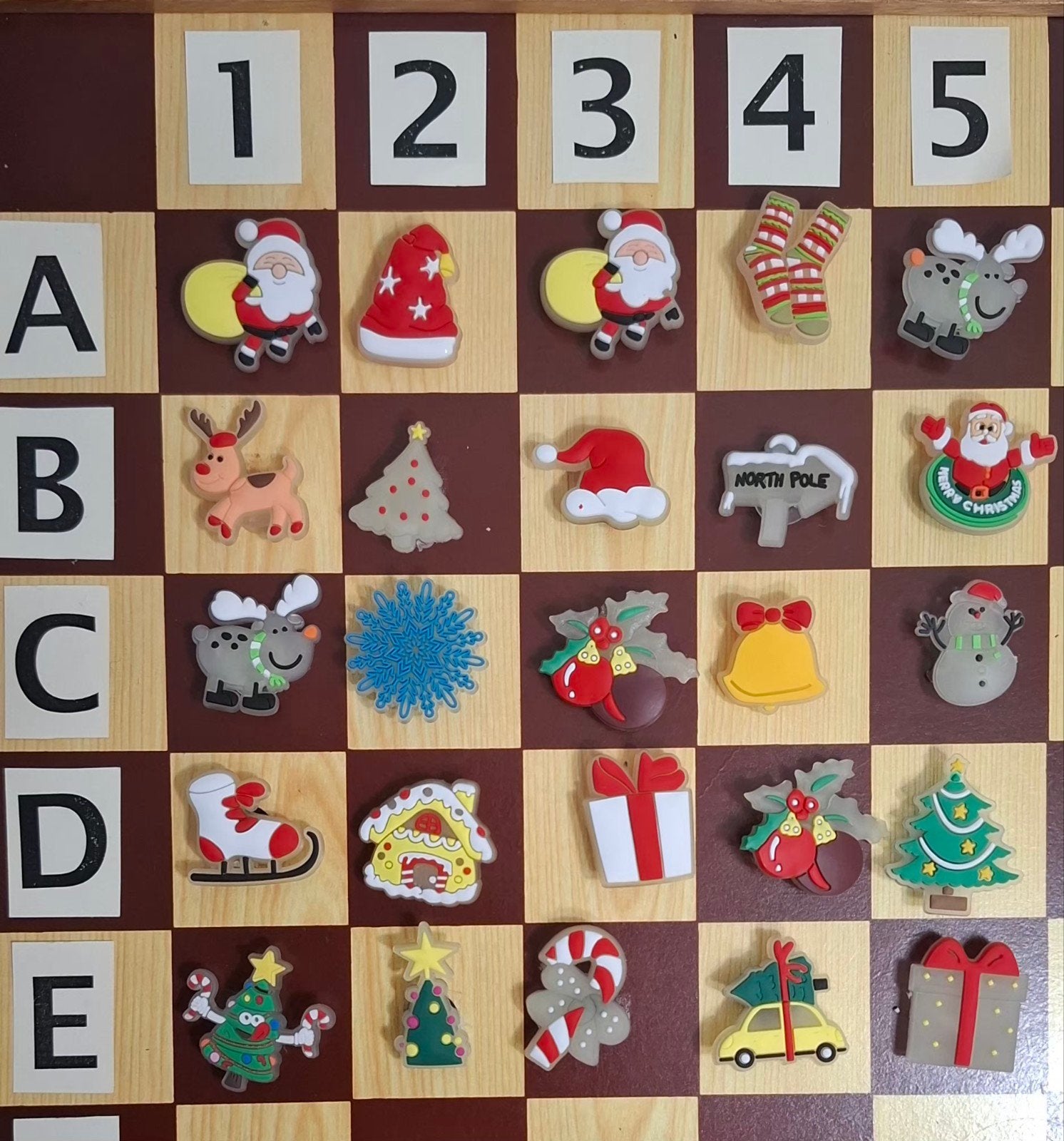 34: Kerst GLOW IN THE DARK Schoenbedels Charms voor de Crocs, Ophalen of Verzenden, Nieuw, Overige materialen, Overige merken