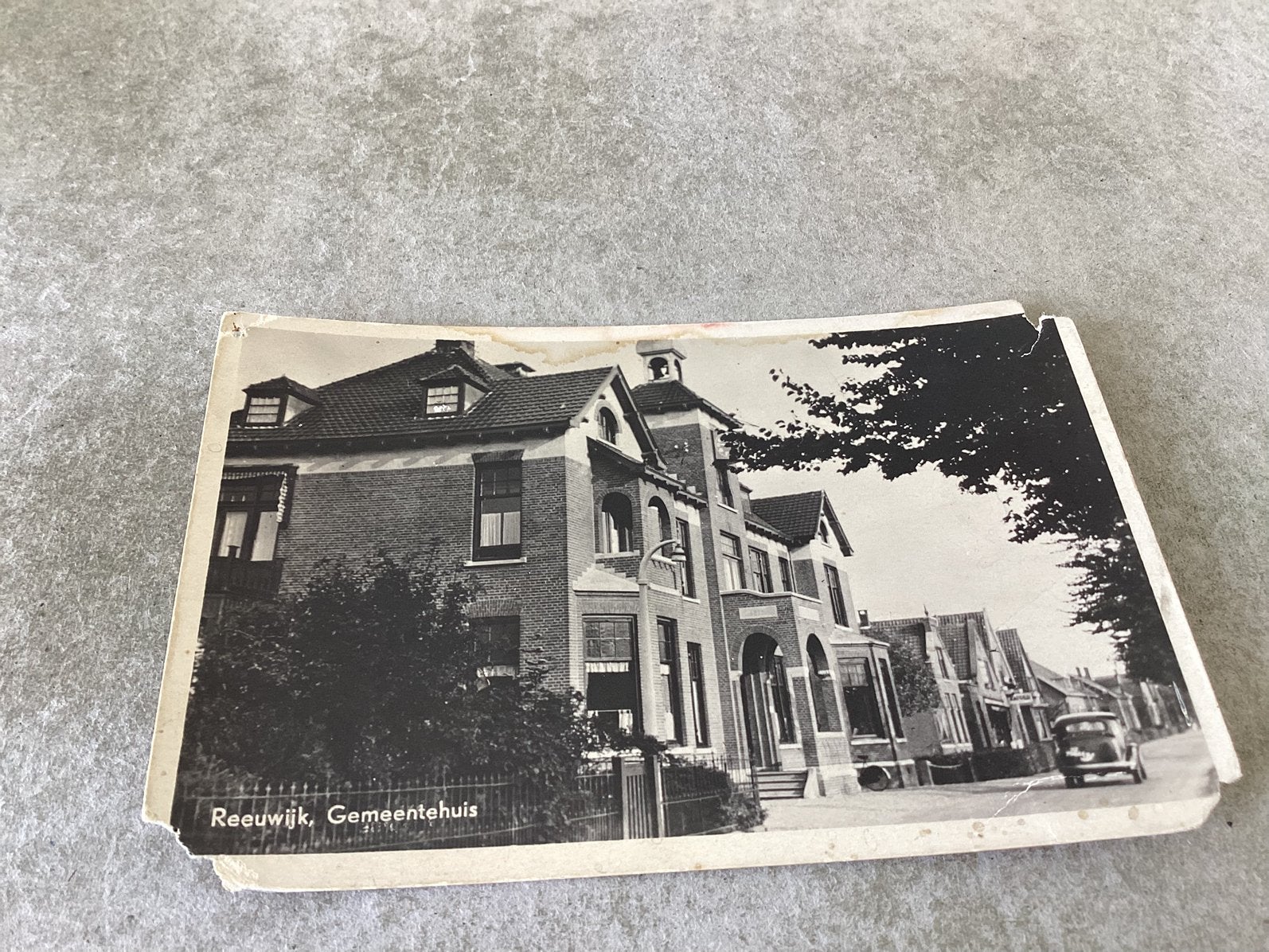 Reeuwijk.     Gemeentehuis, Verzamelen, Ansichtkaarten | Nederland, Ophalen of Verzenden