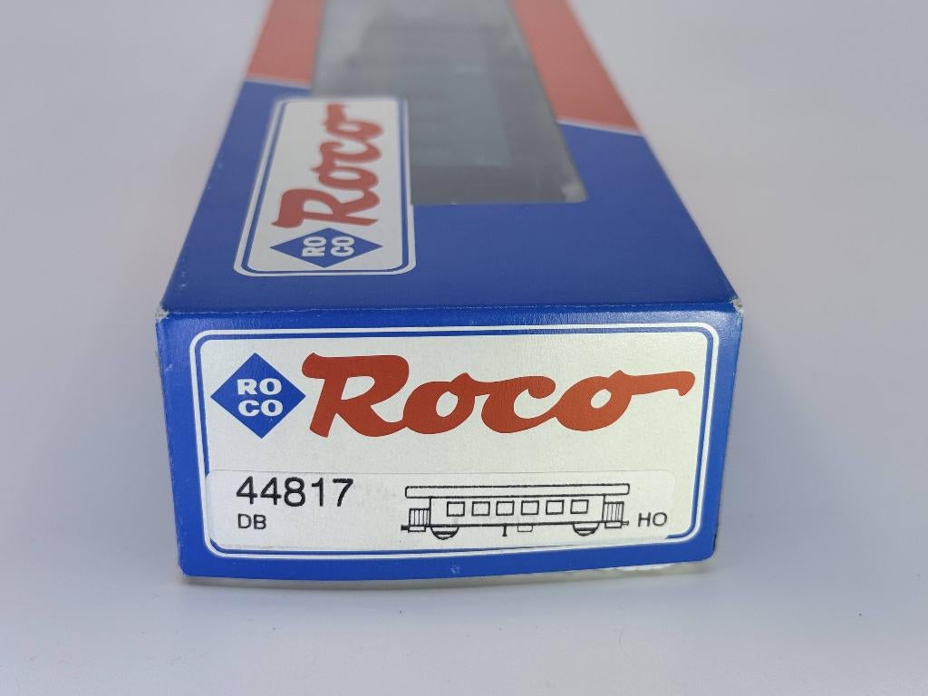 Roco 44817 - 2-assige personenrijtuig, DB, Gelijkstroom, Wagon, Ophalen of Verzenden, Zo goed als nieuw