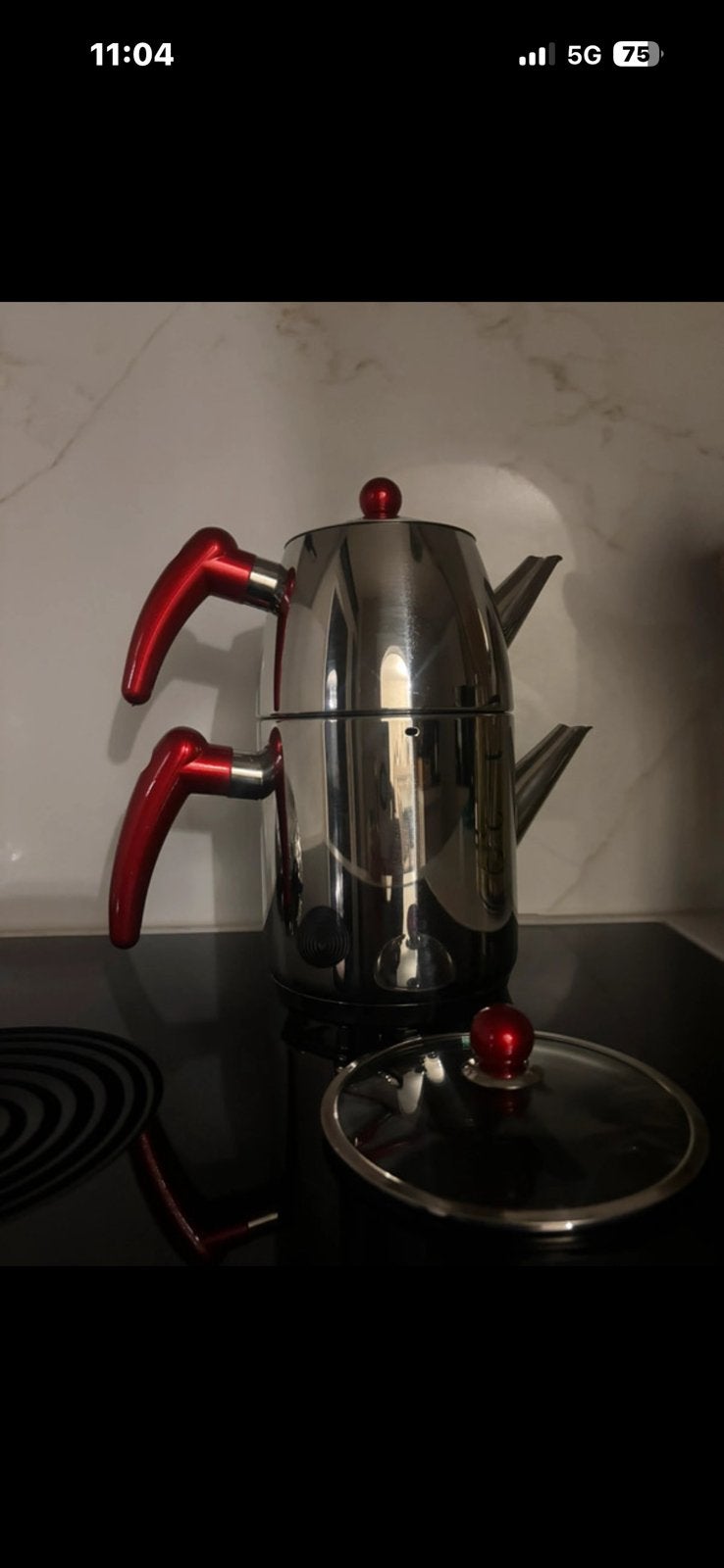 Theepot, 2 liter of meer, Ophalen of Verzenden, Zo goed als nieuw