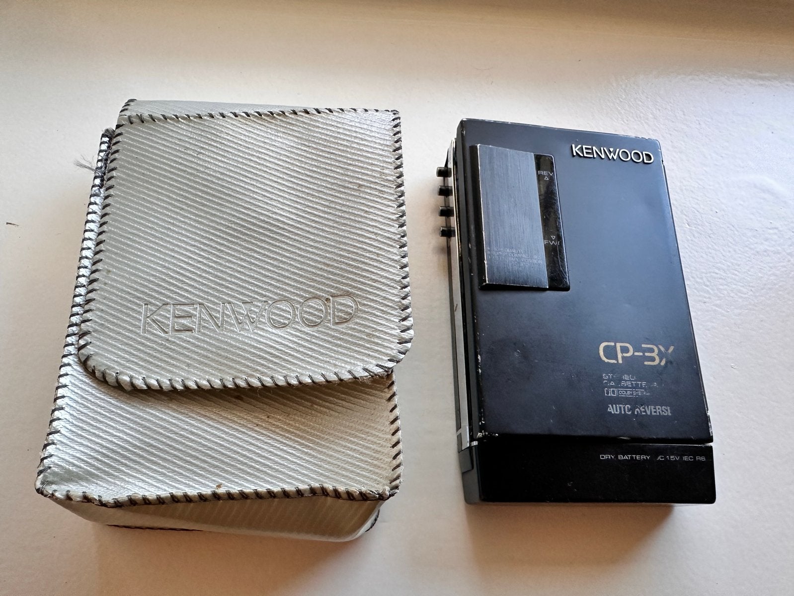 Kenwood CP-3X Walkman Cassettespeler Jaren '80 - Defect, Ophalen of Verzenden, Walkman
