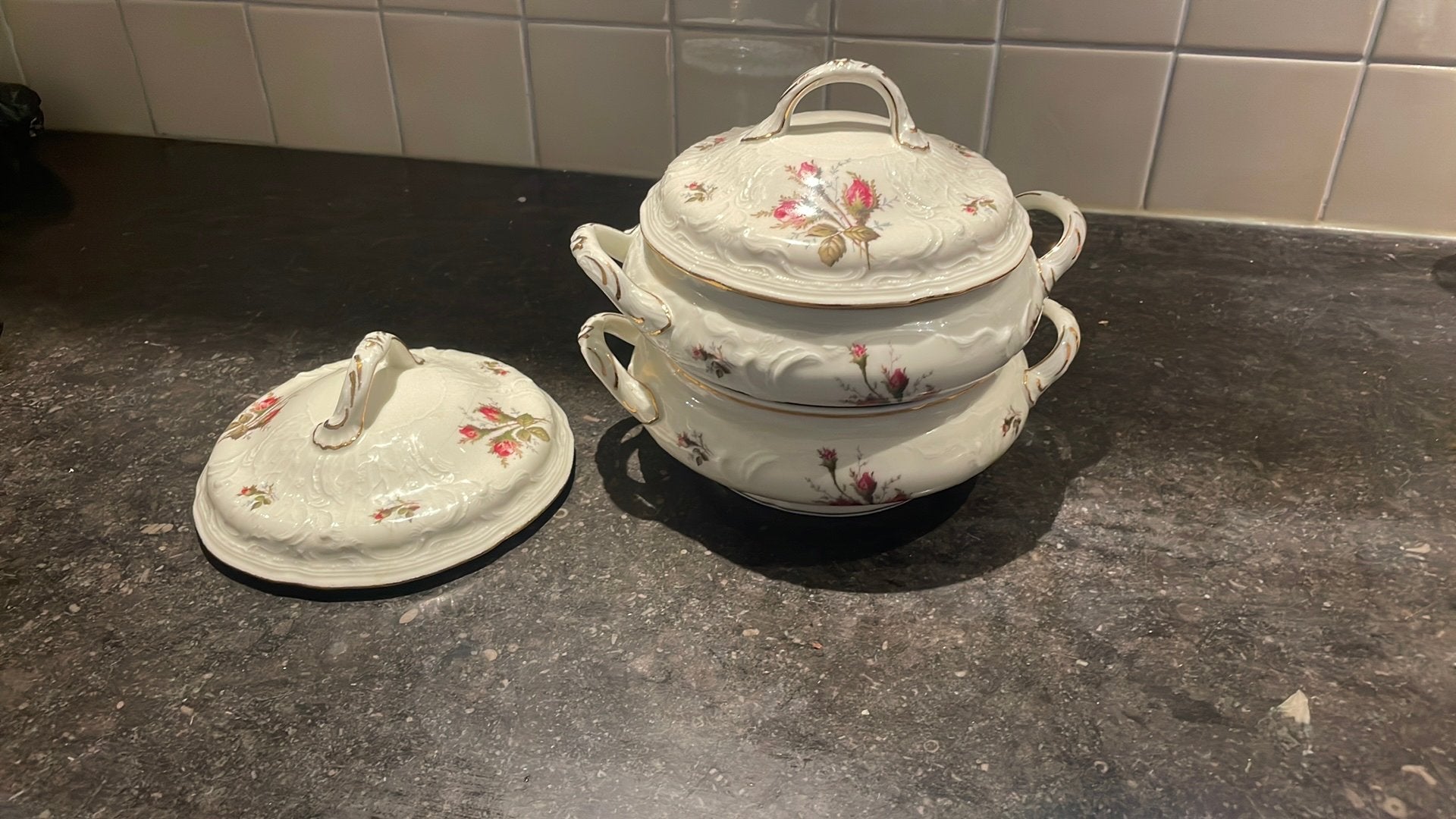 Sanssouci Rosenthal groente schaal, Ophalen