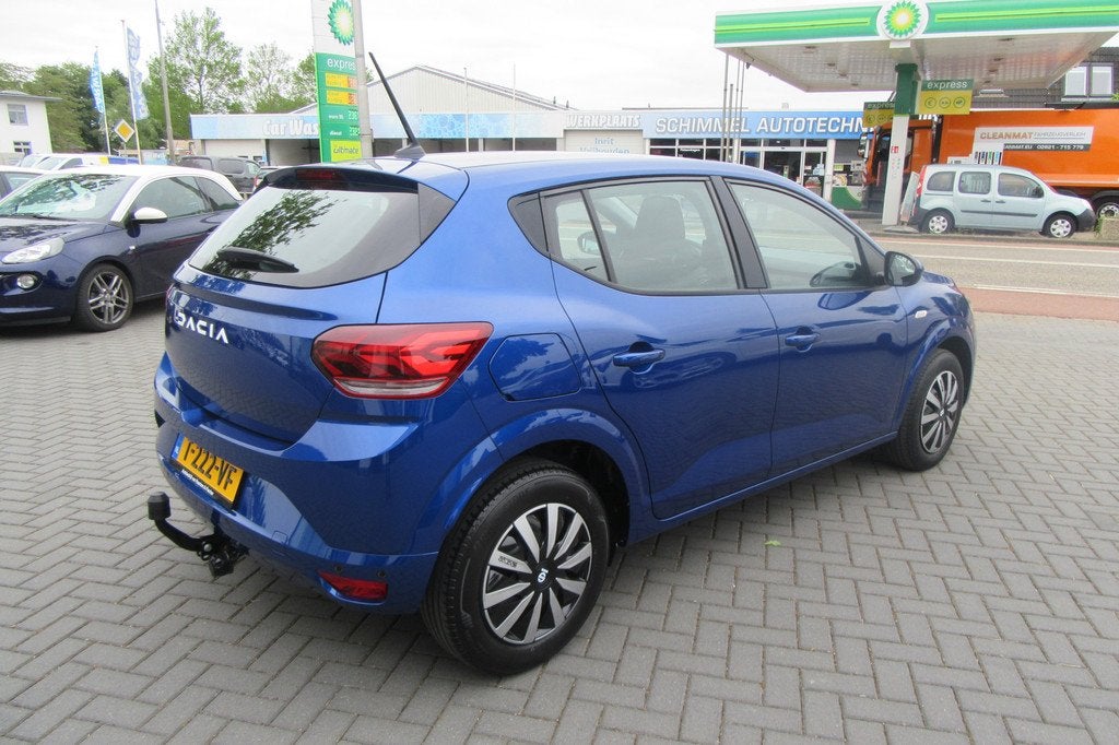 Dacia Sandero 1.0 TCe 90 Expression, Navi, Camera, Blind Spo, Auto's, Dacia, 12 maanden, Euro 6, Blauw, Origineel Nederlands