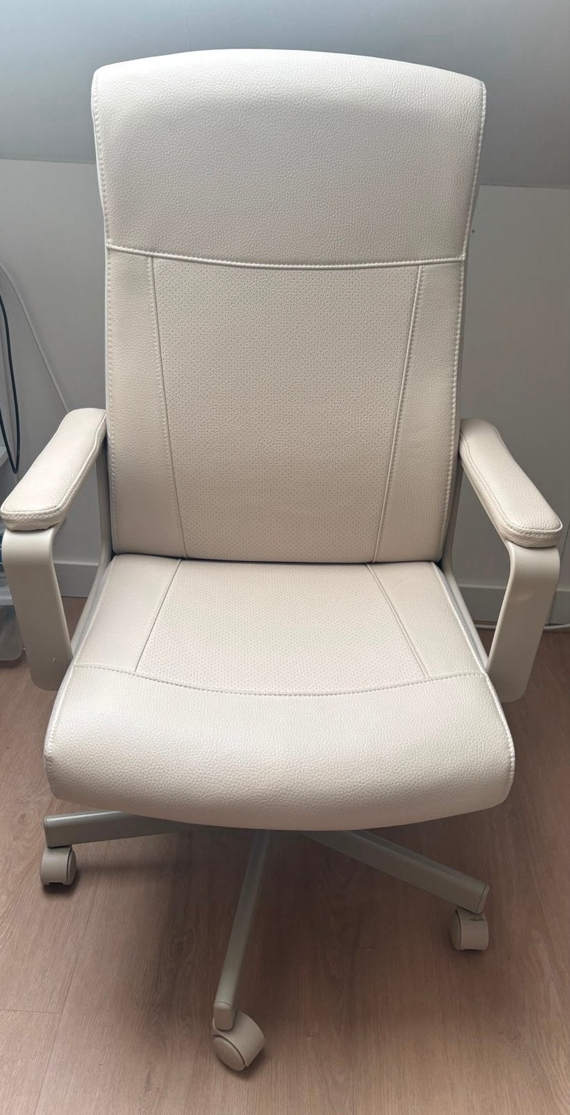 Beige Millberget bureaustoel met wieltjes, Ophalen, Gebruikt, Beige, Bureaustoel