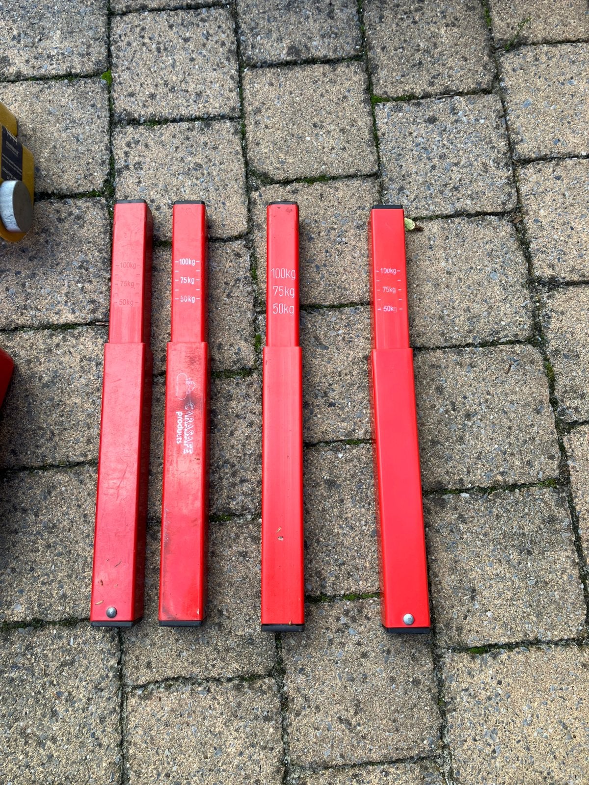 Disselwegers 4 stuks, Ophalen of Verzenden, Gebruikt