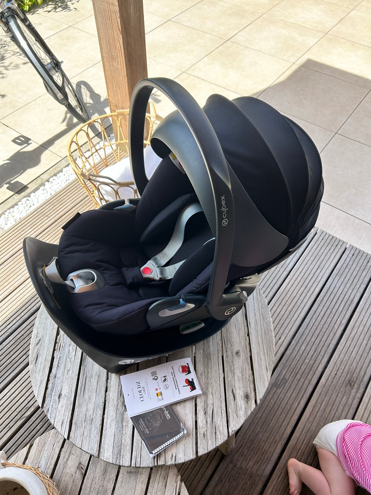 Cybex Cloud Z i-Size autostoel met draaibare Isofix base, Kinderen en Baby's, Autostoeltjes, Autogordel of Isofix, Gebruikt, Slaapstand