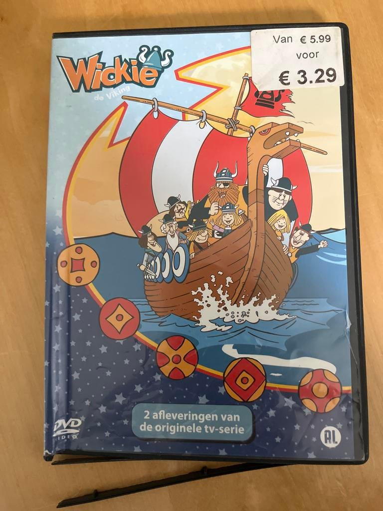 Wickie de Viking DVD - 2 afleveringen, Cd's en Dvd's, Dvd's | Kinderen en Jeugd, Avontuur, Gebruikt, Alle leeftijden, Ophalen of Verzenden