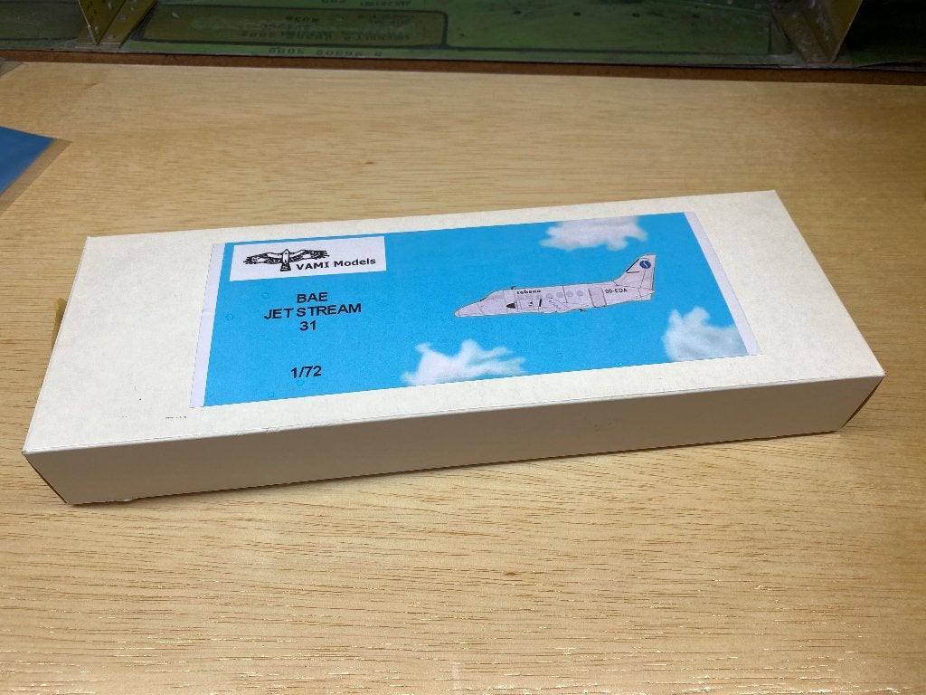 VAMI Models 1:72 BAe Jet Stream 31 met Sabena decals., Ophalen of Verzenden, Zo goed als nieuw, Schaalmodel
