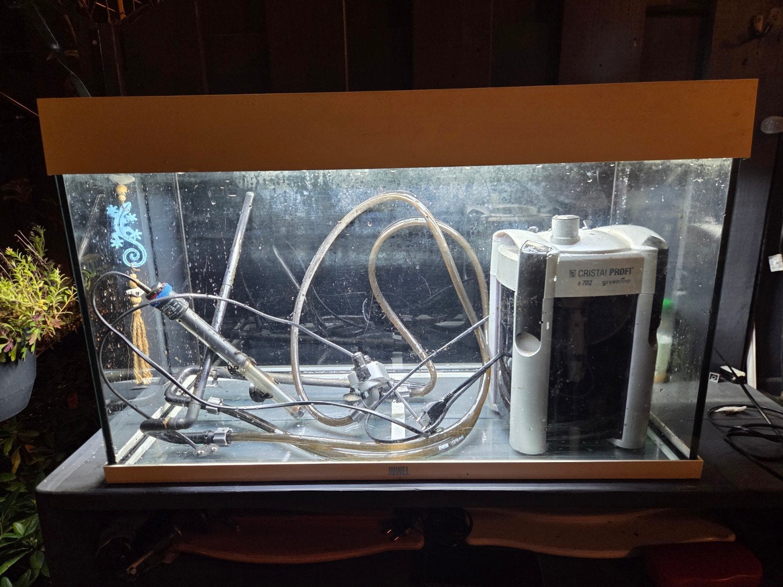 Juwel Rio 125 Wit, Ophalen, Gebruikt, Inclusief deksel, Leeg aquarium