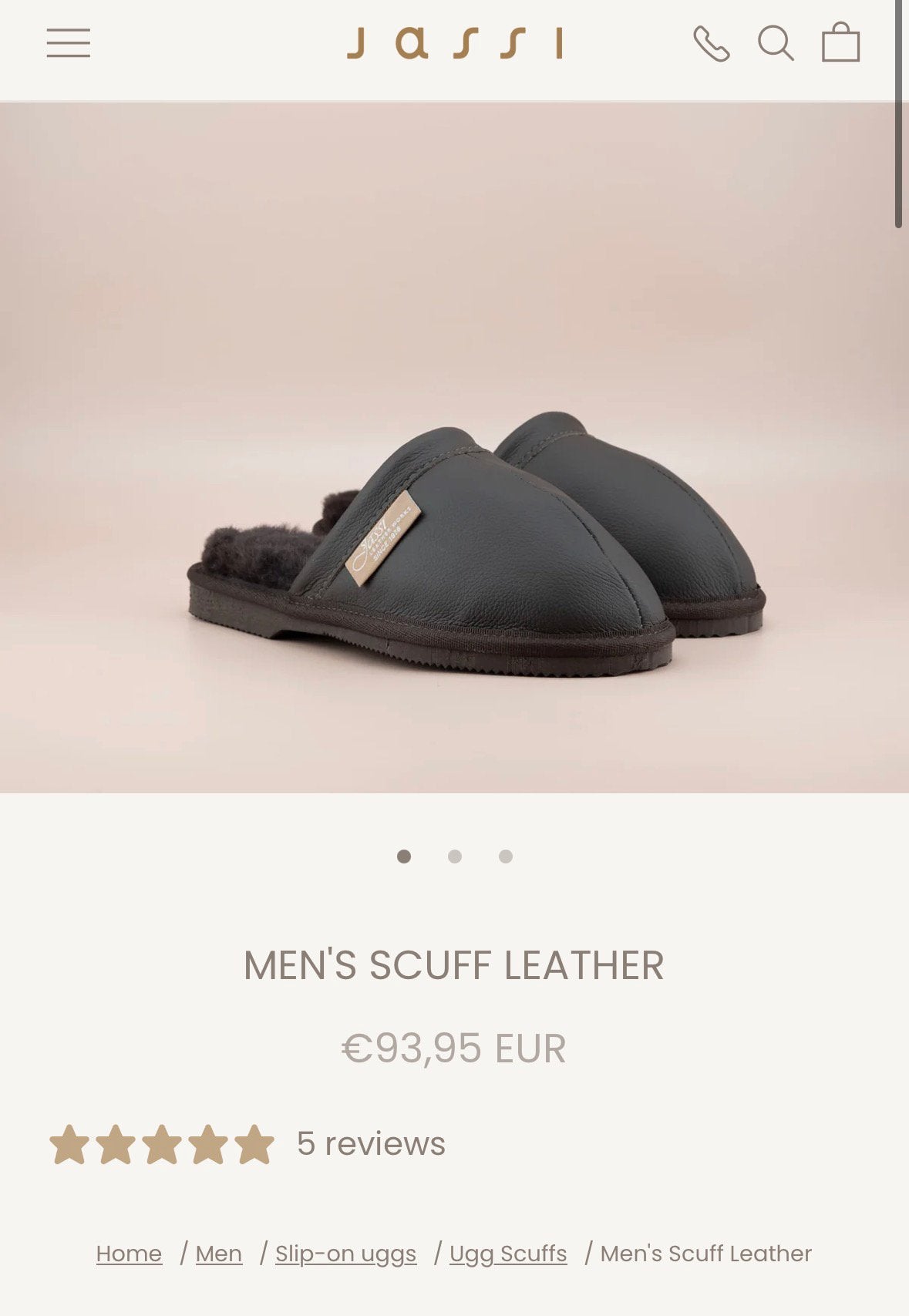 Mens Scuff Uggs, Ophalen of Verzenden