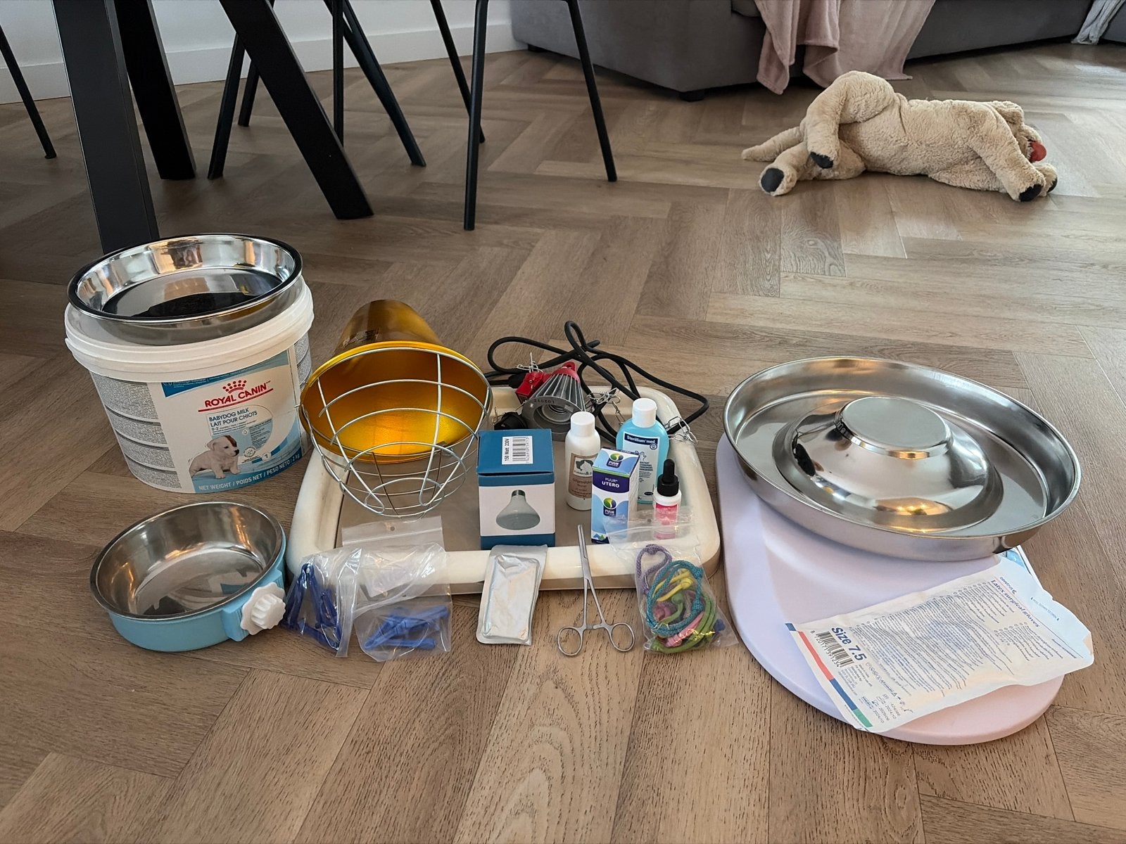 Diverse accesoires spullen voor bevalling hond/pup, Ophalen of Verzenden, Nieuw