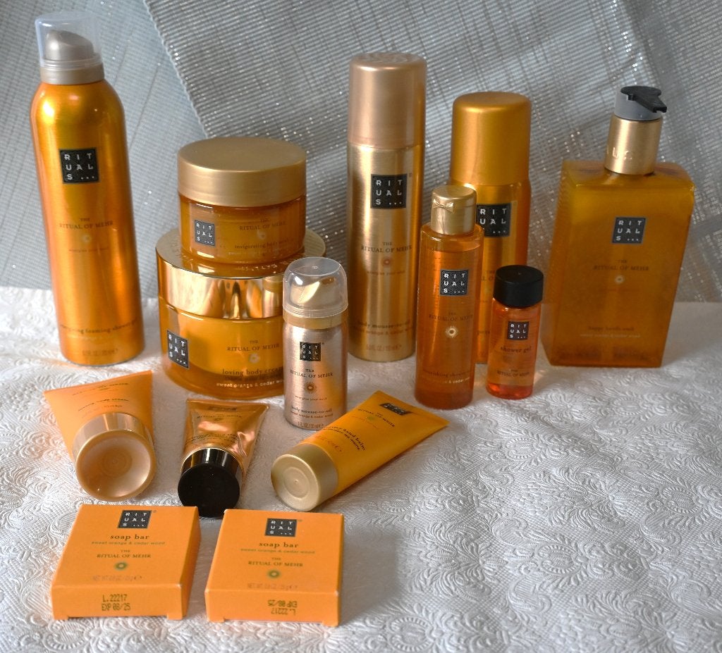 Zeer grote luxe set van Rituals : The Ritual of Mehr, Verzenden, Nieuw, Bodylotion, Crème of Olie