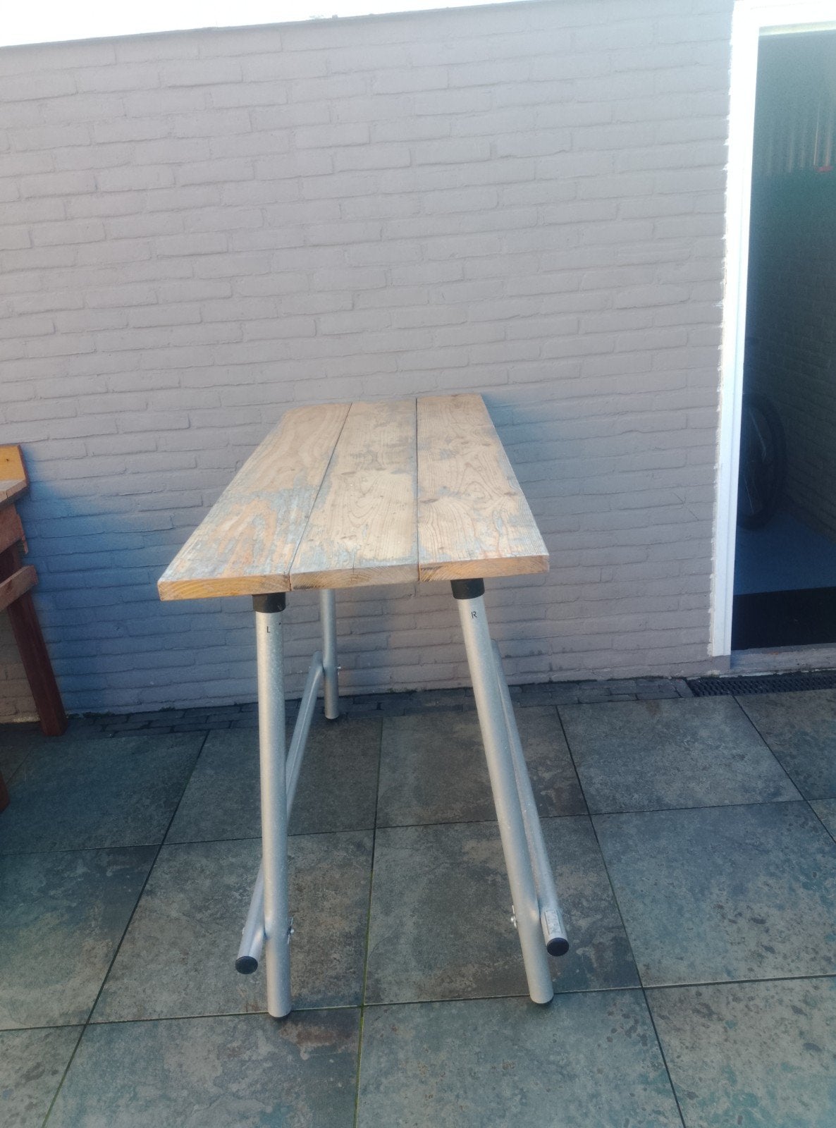Aluminium biertafel - Stevig en uit elkaar te halen, Ophalen, Rechthoekig, Aluminium