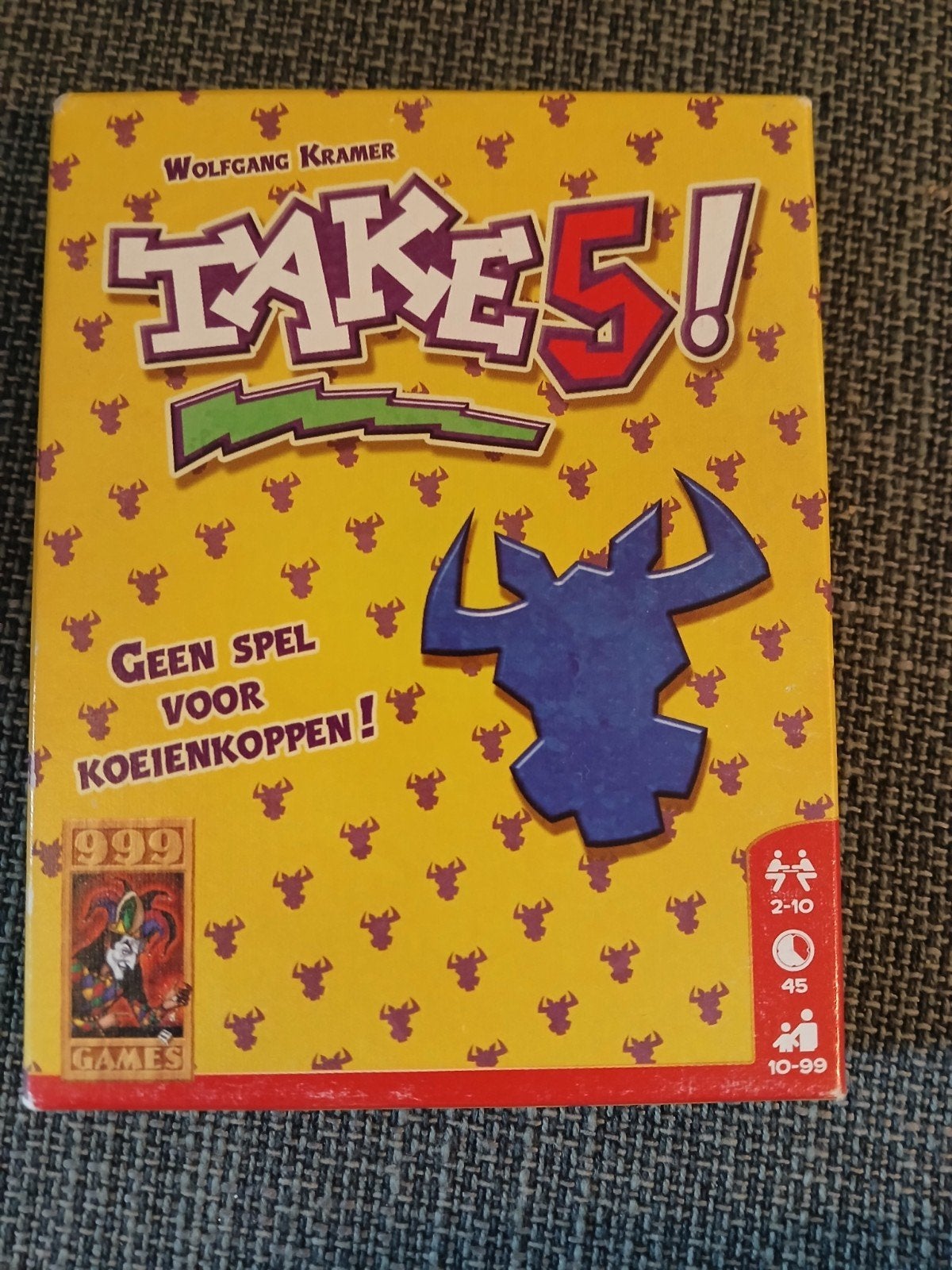 Take 5! Kaartspel van 999 Games, Hobby en Vrije tijd, Gezelschapsspellen | Kaartspellen, Vijf spelers of meer, Ophalen of Verzenden