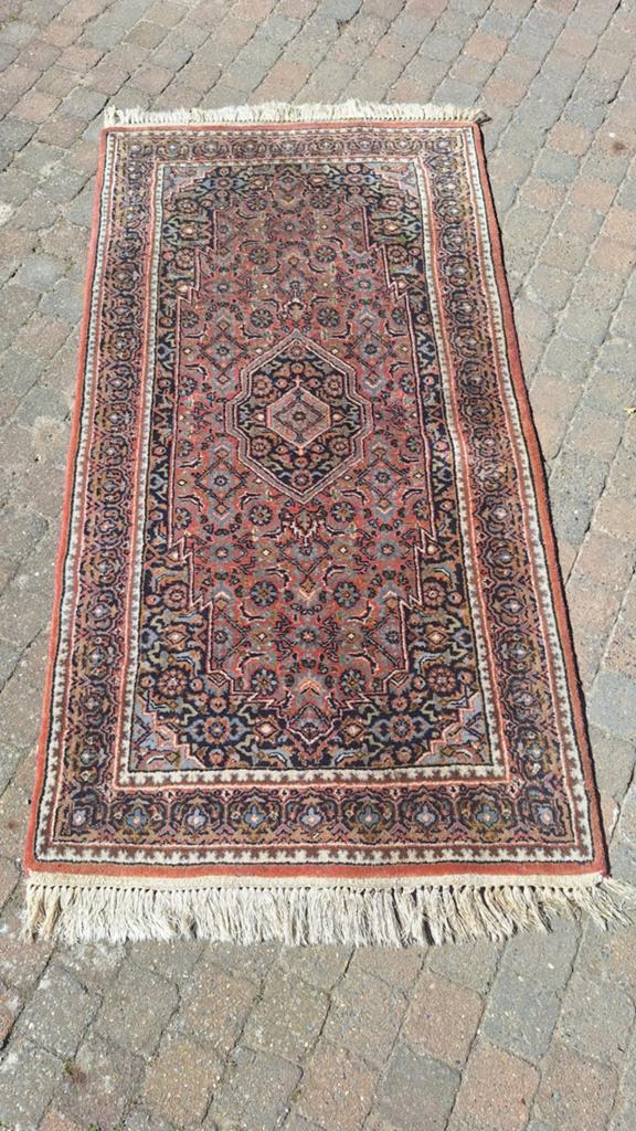 Perzische vloerloper, afm.180x88 cm., Gebruikt, Perzische stijl, Rechthoekig, 50 tot 100 cm