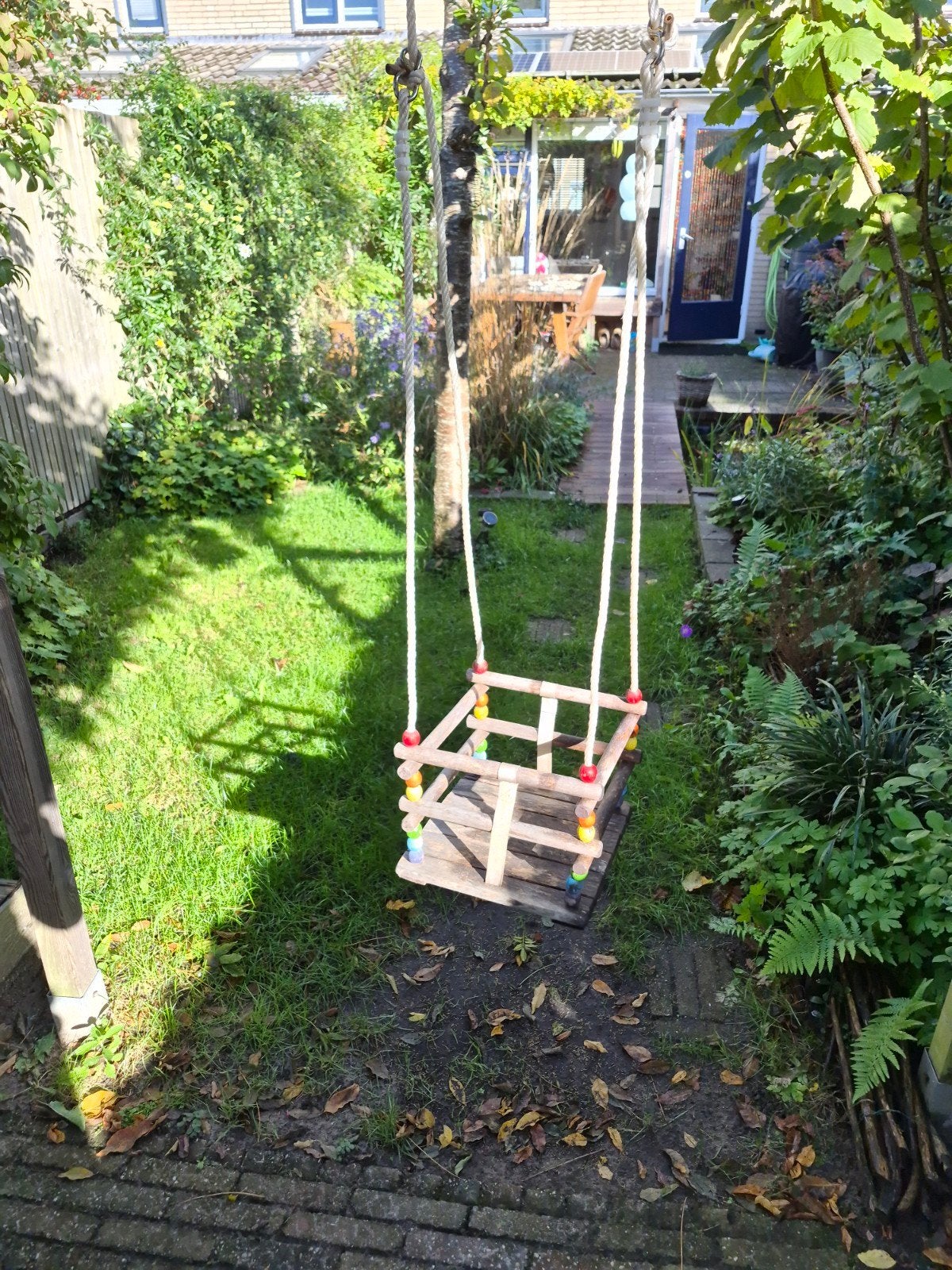 Houten peuterschommel voor de tuin, Kinderen en Baby's, Ophalen, Gebruikt, Schommel