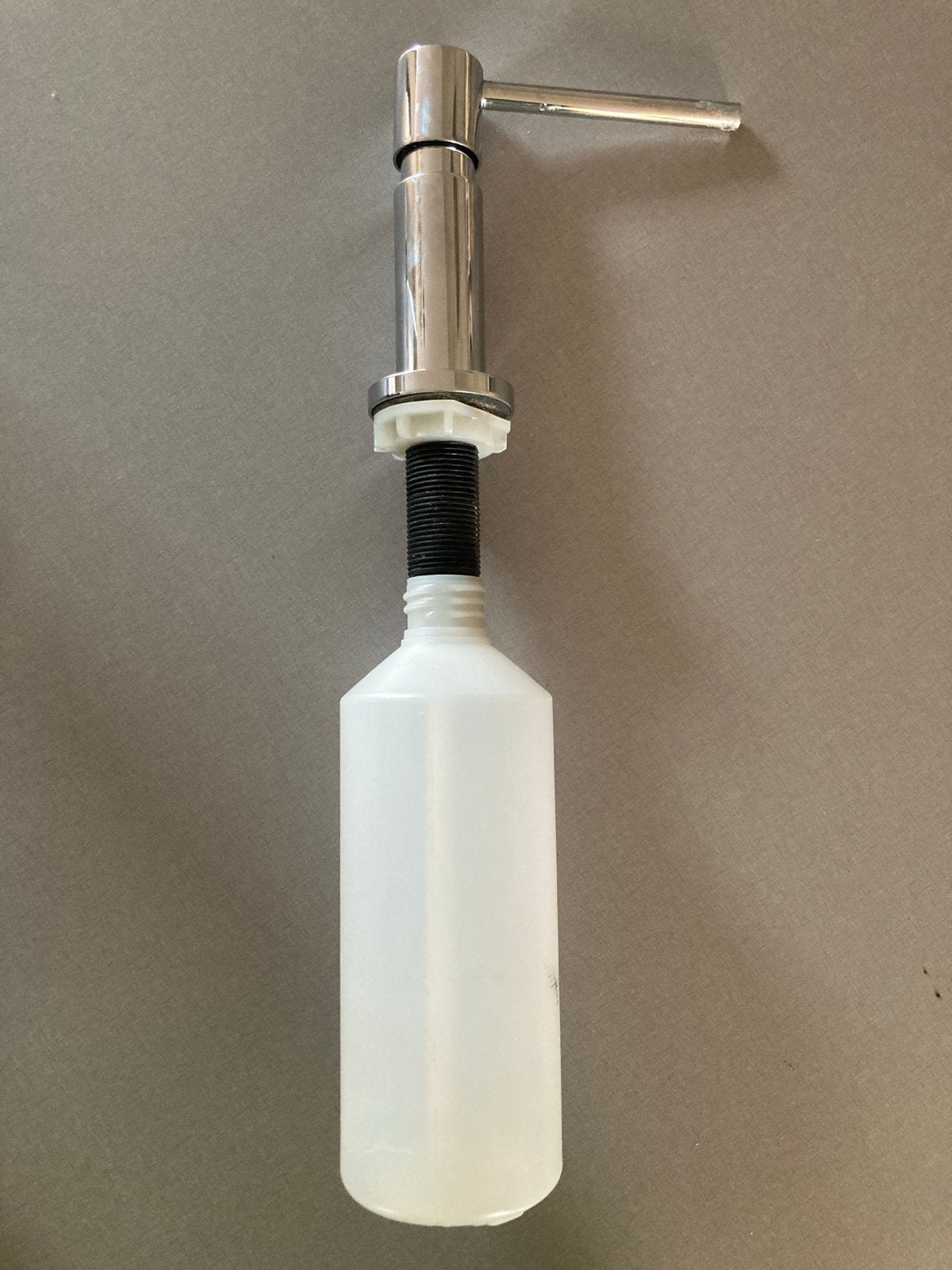 Inbouw Zeepdispenser RVS met Navulbare Fles, Huis en Inrichting, Ophalen, Overige typen, Zilver, Zo goed als nieuw