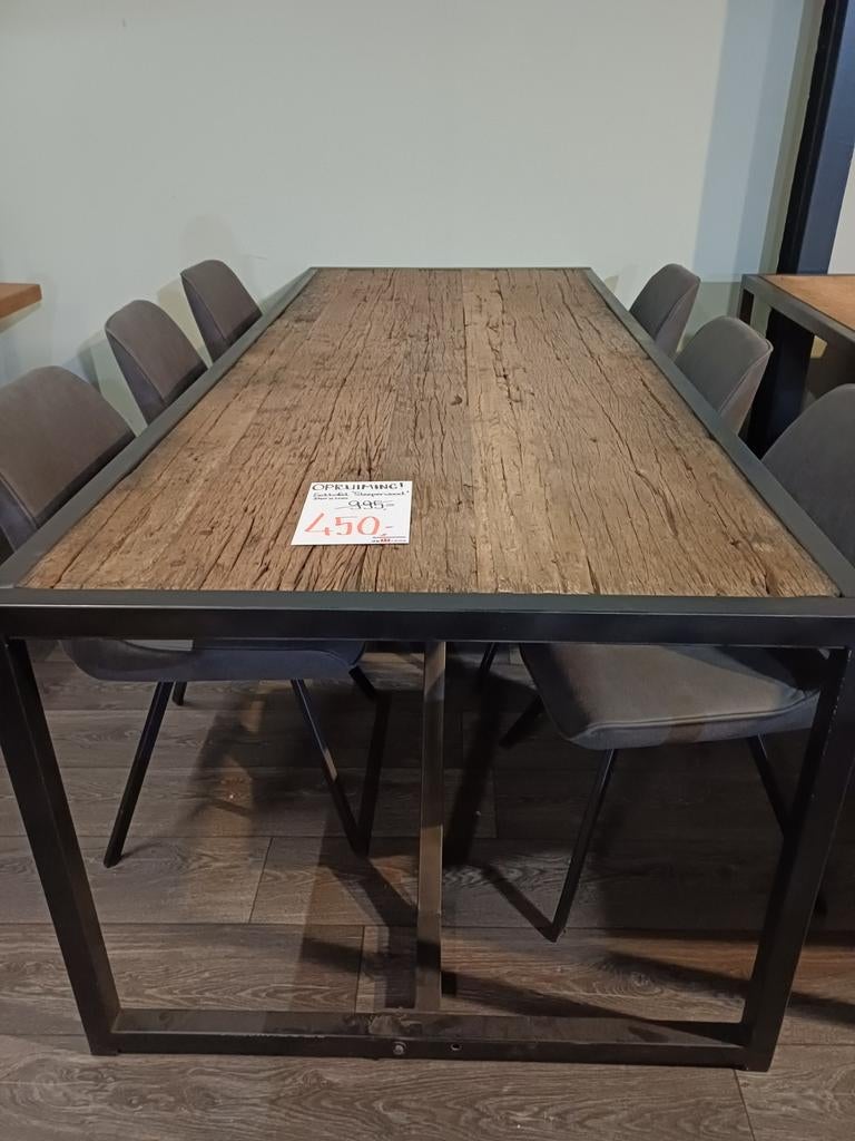 Eettafel 240 x 100 of 180 x 100, Ophalen, Rechthoekig, 200 cm of meer, 100 tot 150 cm