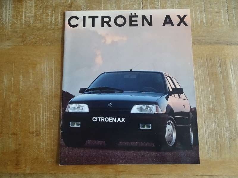 Citroen AX - Folder Brochure - NL - Druk 1991 - Origineel, Verzenden, Gelezen, Citroën