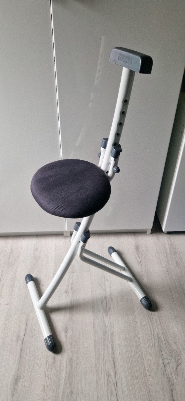Leifheit strijkstoel / strijkkruk / stahulp verstelbaar, Ophalen, Gebruikt, Wit, Ergonomisch