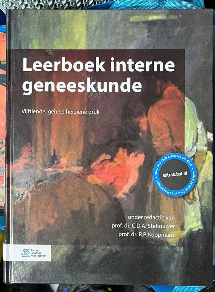 Leerboek interne geneeskunde 15e geheel herziene druk, Boeken, Ophalen of Verzenden, Zo goed als nieuw
