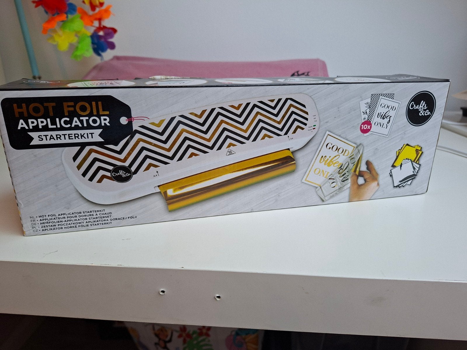 Crafts & Co. Hot Foil Applicator Starterkit + 14 rollen, Ophalen, Nieuw, Machine