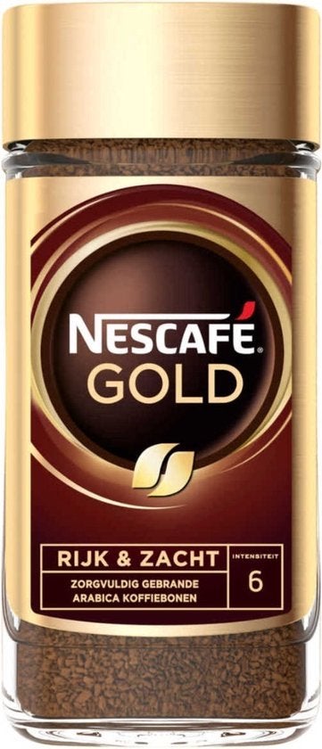 Nescafé Gold Rijk & Zacht Oploskoffie - Intensiteit 6, Ophalen