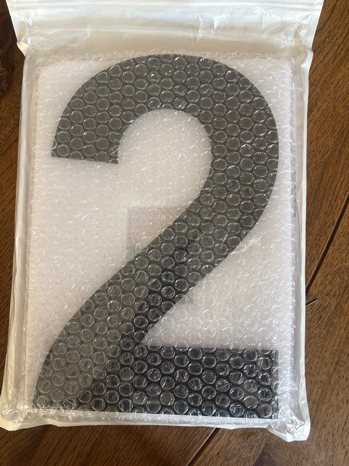 Nieuw huisnummer '2' - Zwart, modern design, Ophalen, Zwart, Nieuw, Metaal