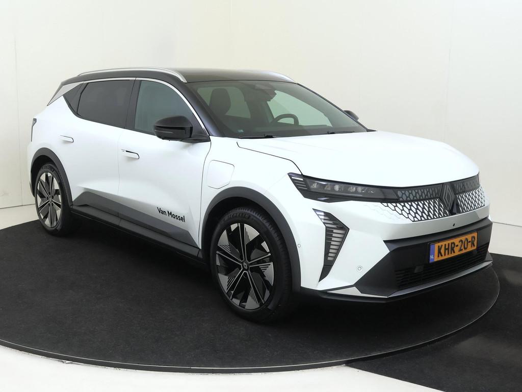Renault Scenic E-Tech EV87 long range esprit Alpine | Pack L, Automatische klimaatregeling, Leder en Stof, Wit, 625 km