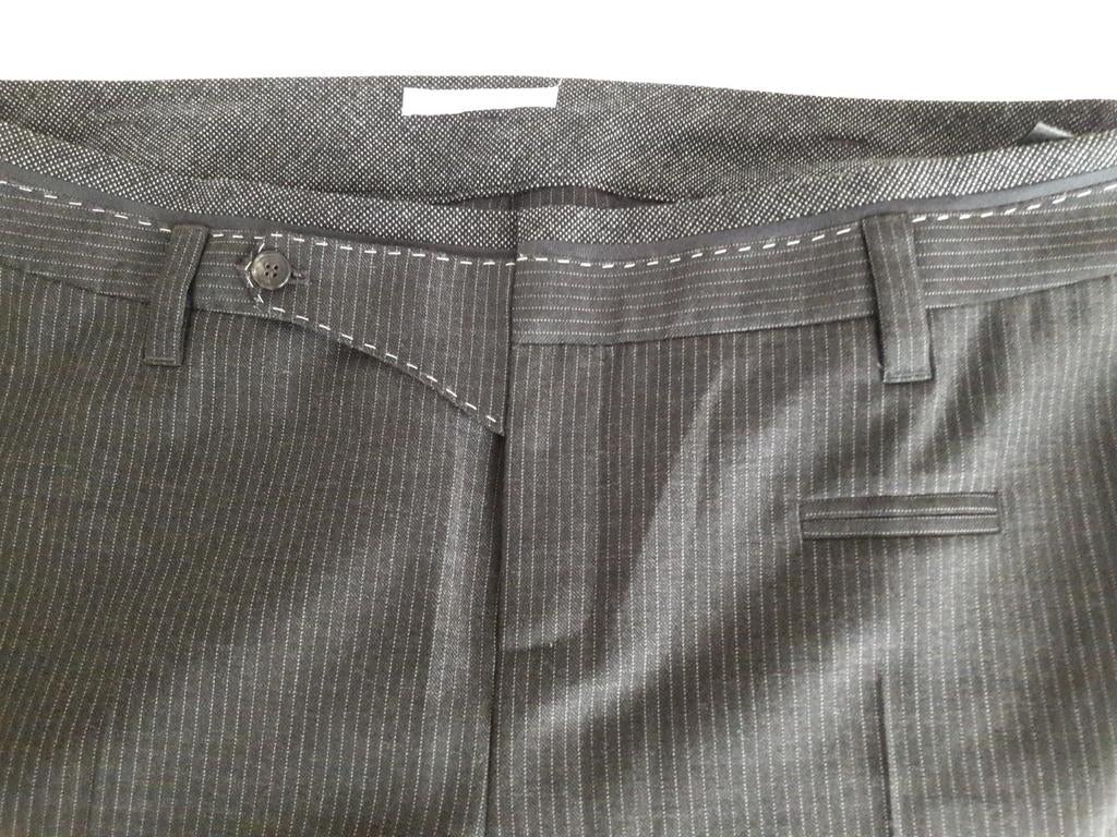 Strenesse Blue Gestreepte Broek Diep grijs Maat 38/40 (M), Maat 38/40 (M), Strenesse Blue, Ophalen of Verzenden, Zo goed als nieuw