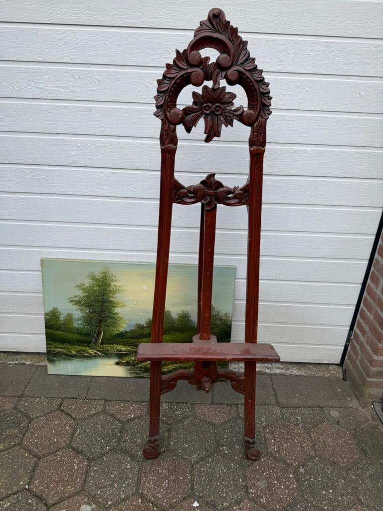 Antieke schildersezel, Ophalen