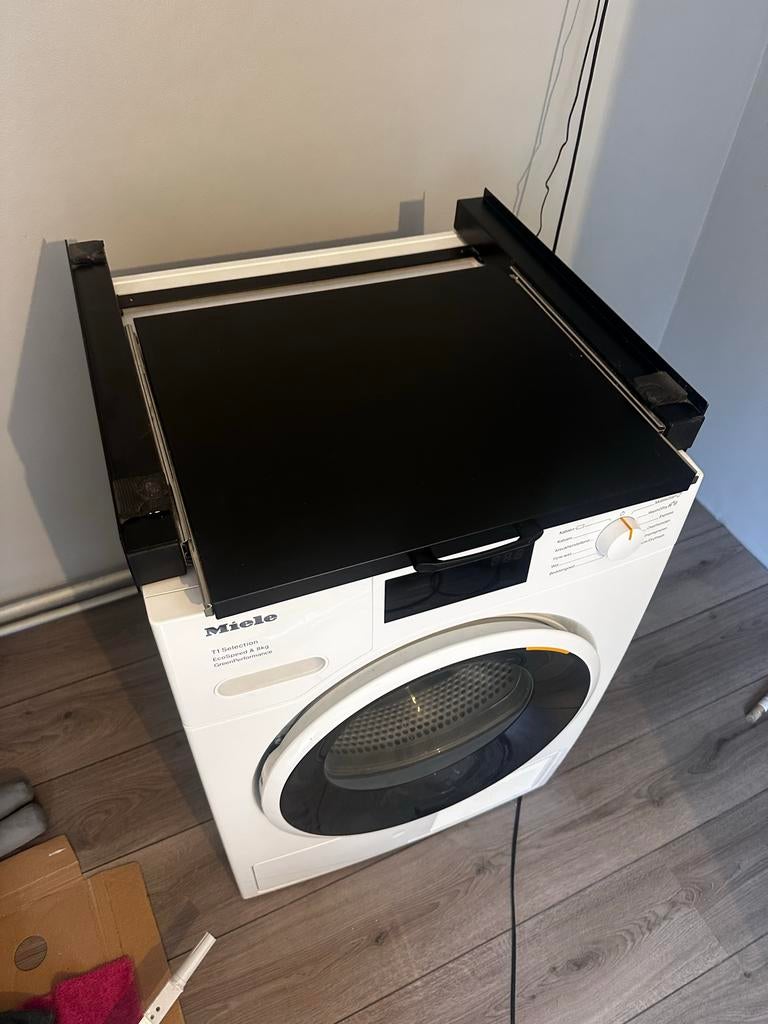 Stapelkit uitschuifbare plank voor wasmachine en droger, Witgoed en Apparatuur, Onderdelen en Toebehoren, Ophalen, Zo goed als nieuw