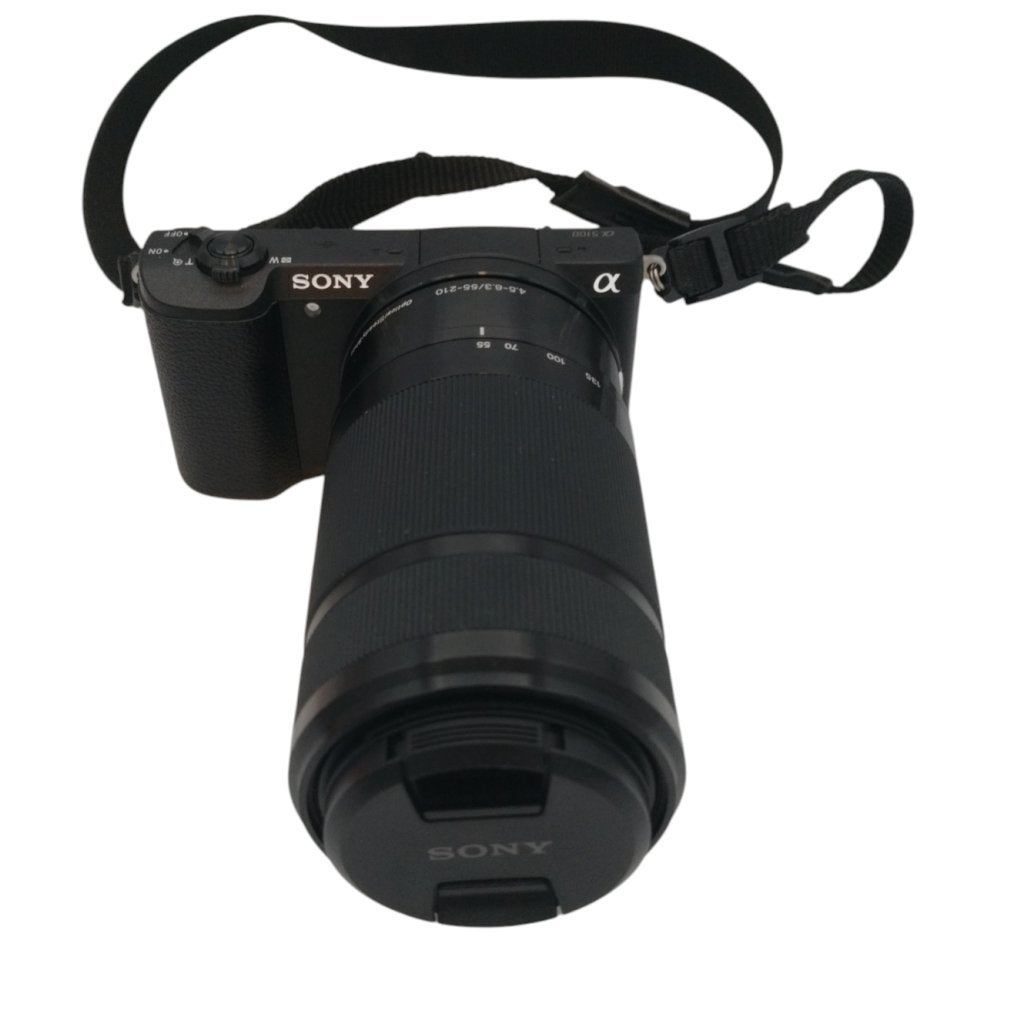Sony A5100 Camera + Sony 4.5-6.3/55-210 lens | Incl. Doos, Audio, Tv en Foto, Fotocamera's Digitaal, Sony, Zo goed als nieuw, Support@sony.com