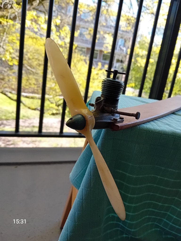 Modelvliegtuig motor Incl. propeller, 1:72 tot 1:144, Gebruikt, Vliegtuig, Ophalen