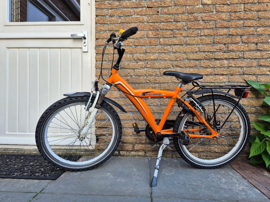 Jongensfiets 22 inch, Fietsen en Brommers, Fietsen | Jongens, Ophalen, Terugtraprem, 22 inch, Gebruikt