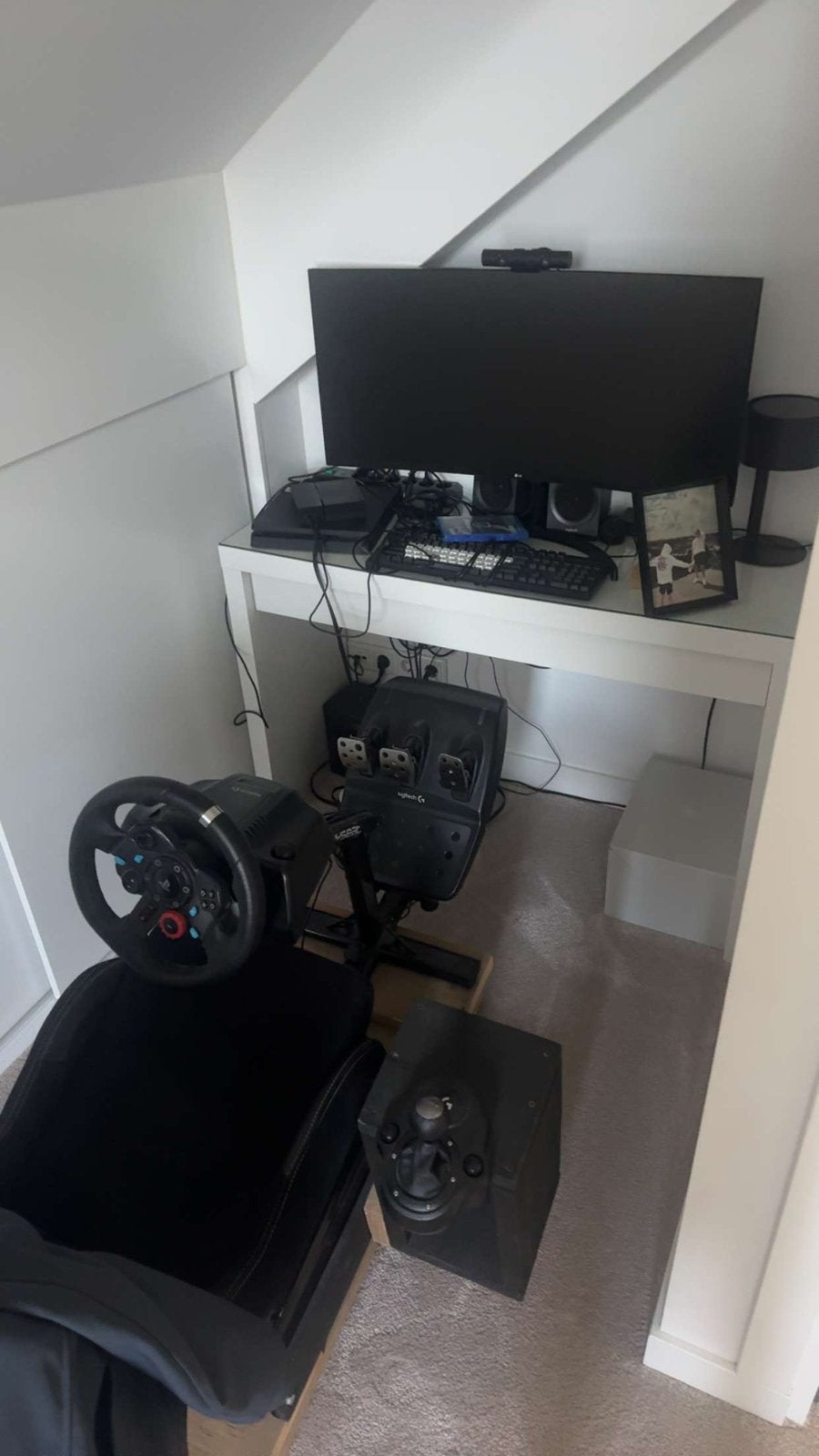 Playstation 4 + full beginner sim setup, Ophalen of Verzenden, Sony, Zo goed als nieuw