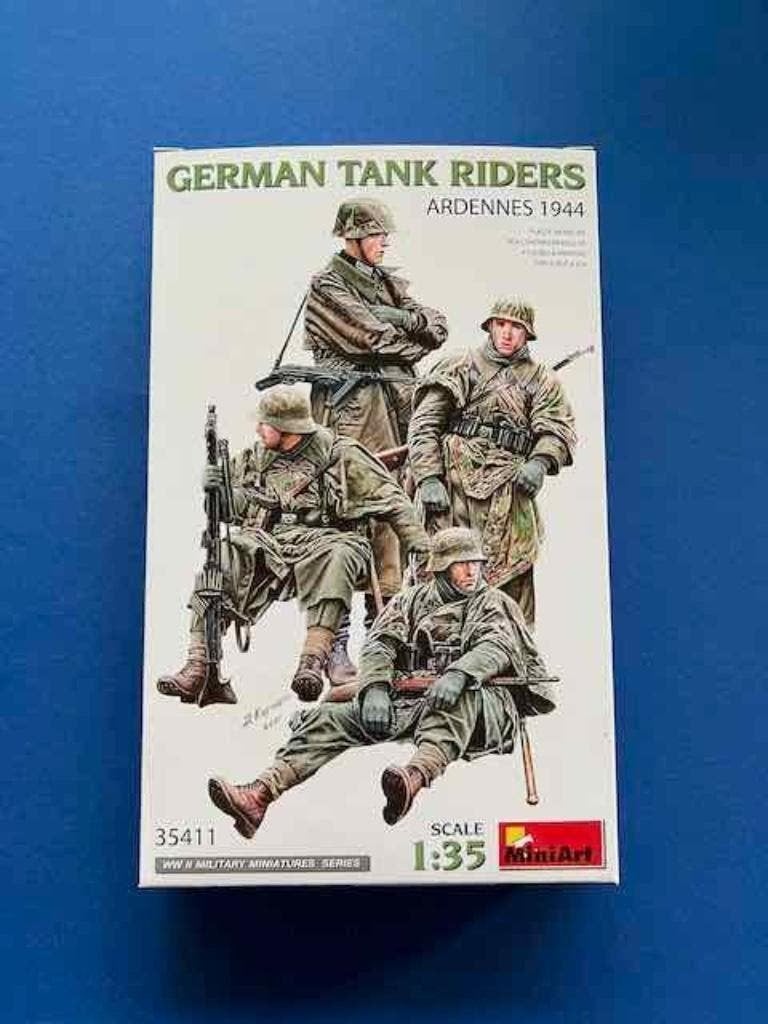 MiniArt	35411	German Tank Riders Ardennes 1944	1/35, Verzenden, Nieuw, 1:35 tot 1:50