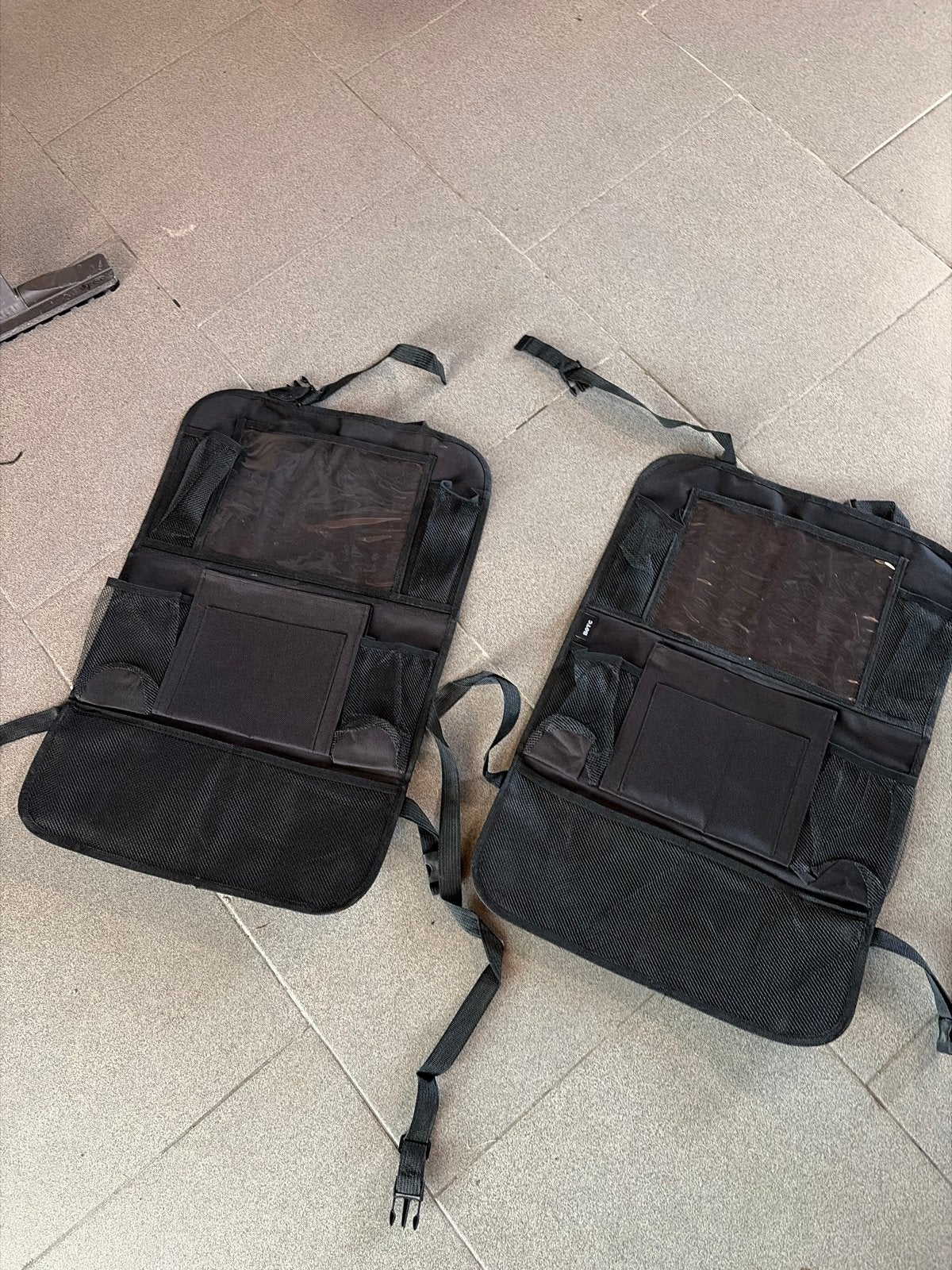 2x Auto Organizer Stoel Achterbank Beschermer Tablethouder, Auto diversen, Ophalen, Zo goed als nieuw