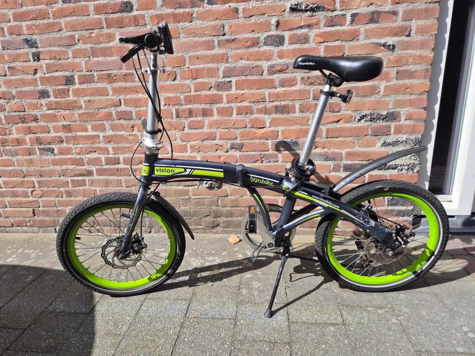 Bizobike opvouwbare fiets, met tas, Overige merken, 20 inch of meer, Gebruikt, Versnellingen