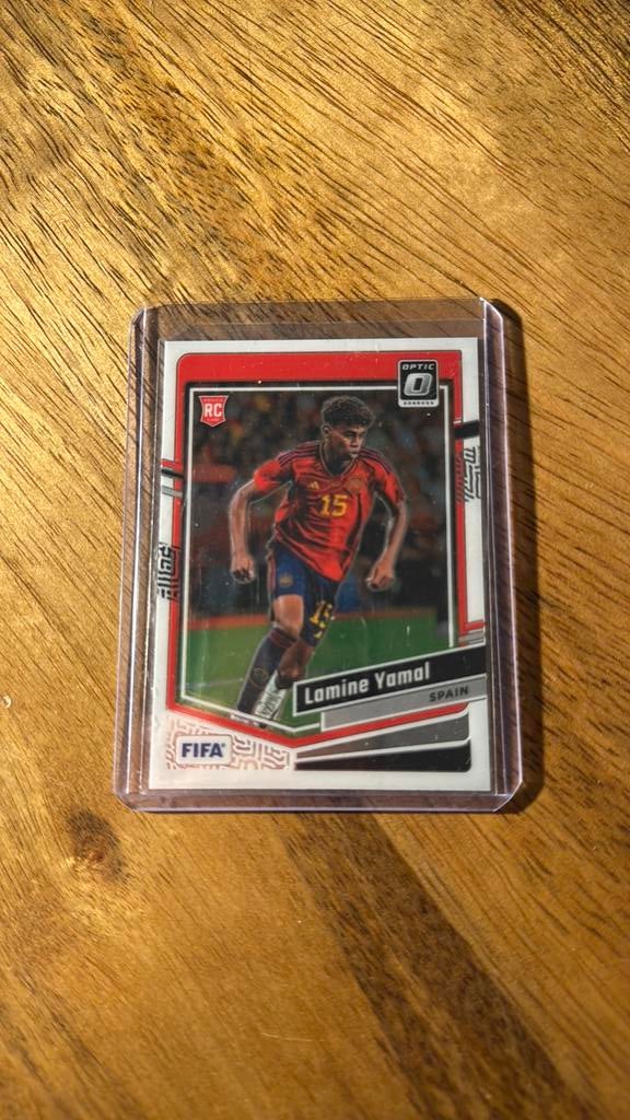 Lamine Yamal RC Optic Panini Donruss, Ophalen of Verzenden, Zo goed als nieuw, Plaatje