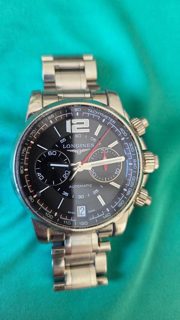 Longines Admiral, Sieraden, Tassen en Uiterlijk, Horloges | Heren, Overige merken, Staal, Staal, Polshorloge