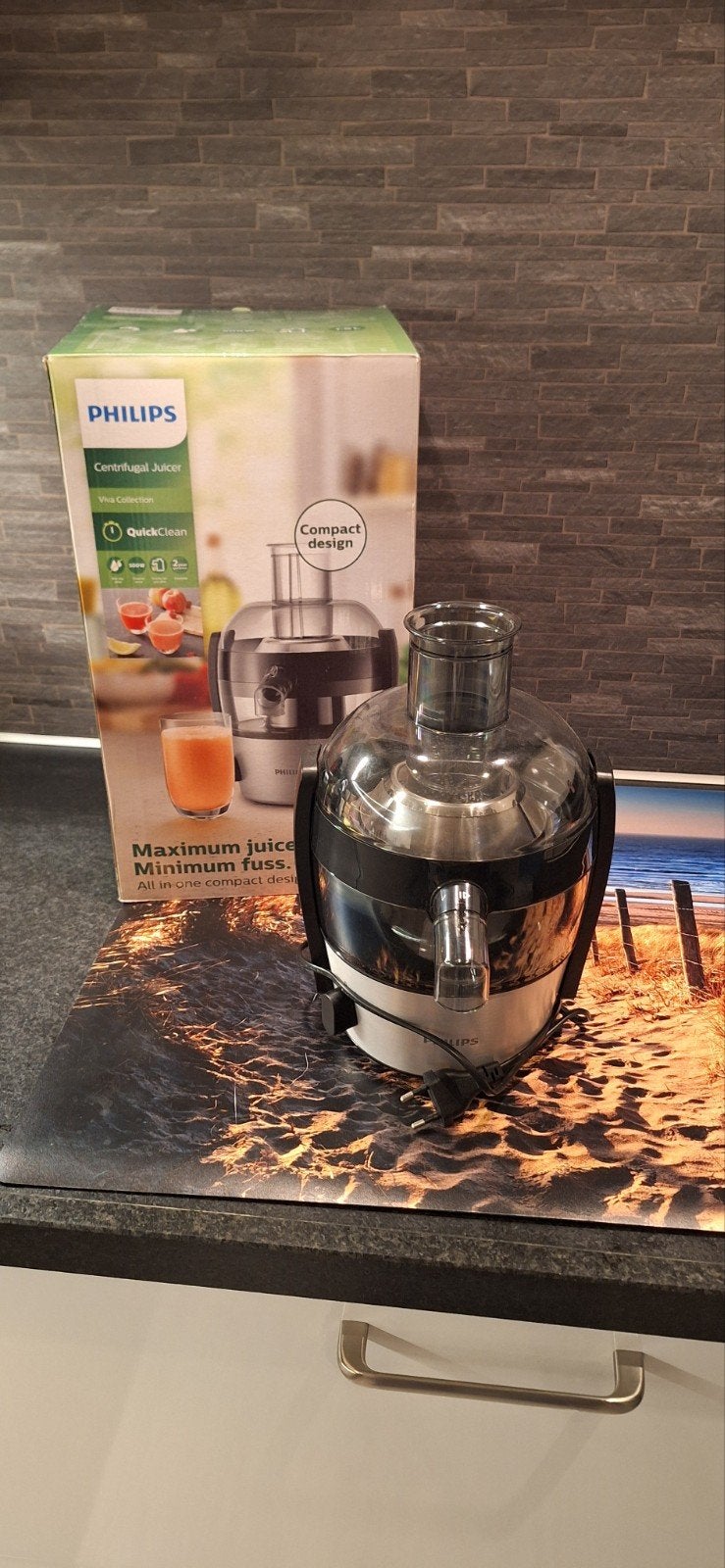Philips Sapcentrifuge HR1836/00 - ZGAN!, Ophalen, Zo goed als nieuw, Vaatwasserbestendig, 3 snelheden of meer