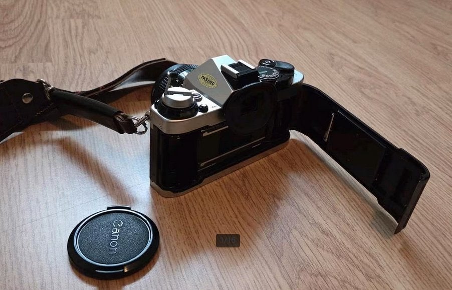Canon AE-1 Program Spiegelreflexcamera met lens, Audio, Tv en Foto, Ophalen of Verzenden, Gebruikt, Spiegelreflex, Canon