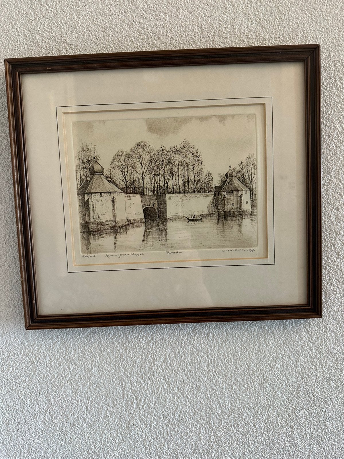 Etsje Albertus Wieringa, Antiek en Kunst, Ophalen, 26 cm, 29 cm